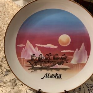 Alaska Souvenir Plate by Bill Devine